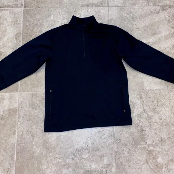 🎉Nike Golf Kids Size Large Black Quarter Zip Therma Fit Jacket - Picture 1 of 8